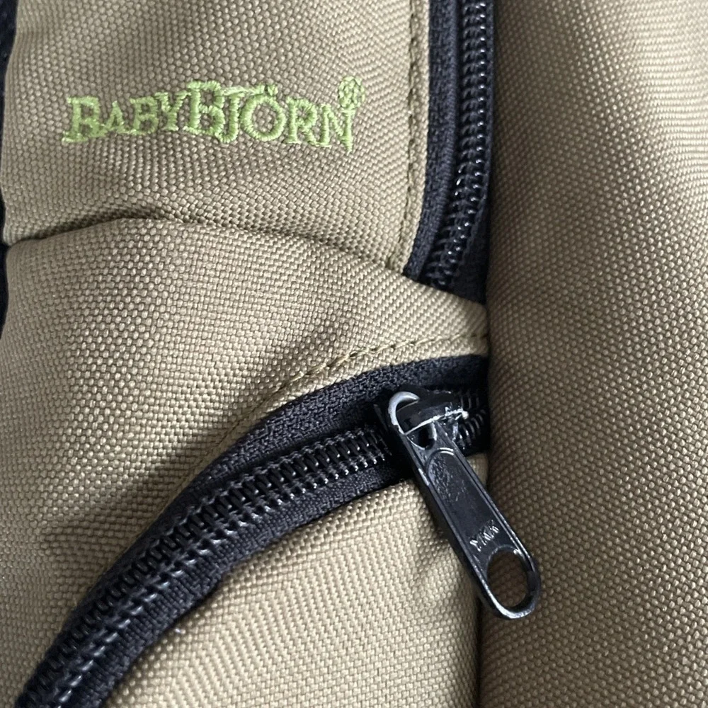 Baby Bjorn‎ Active Diaper Bag Backpack Insulated Pockets Padded Strap Green